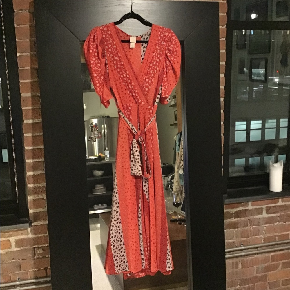 Wrap over dress